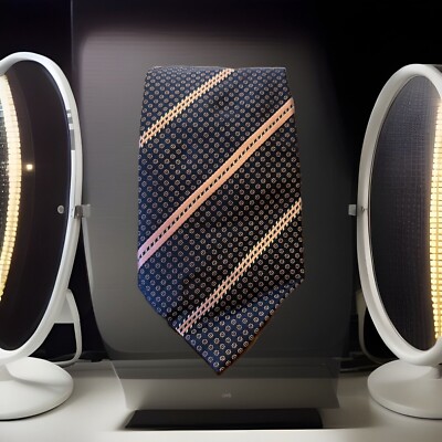 Krawatte von CANALI, 100% Seide, Made in Italy, Luxus, mehrfarbig