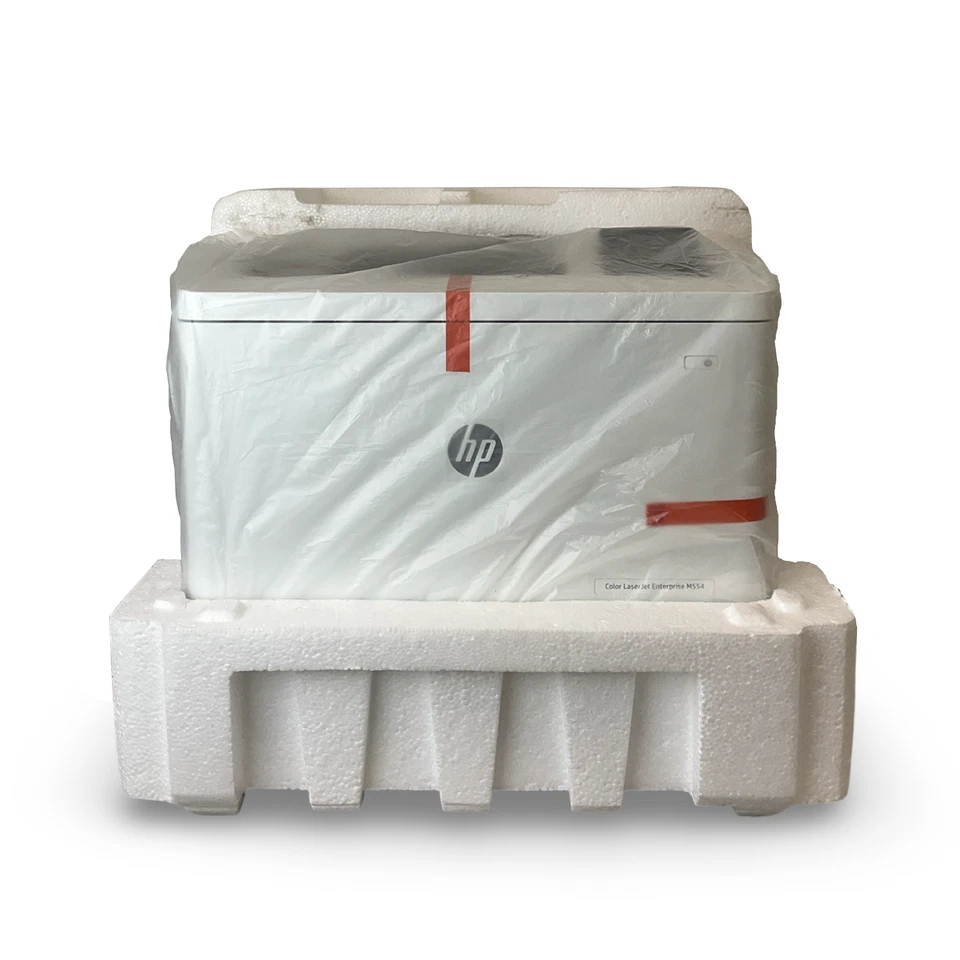 New HP M554DN Color LaserJet Enterprise Printer -  7ZU81A with Toner - Image 3 of 4