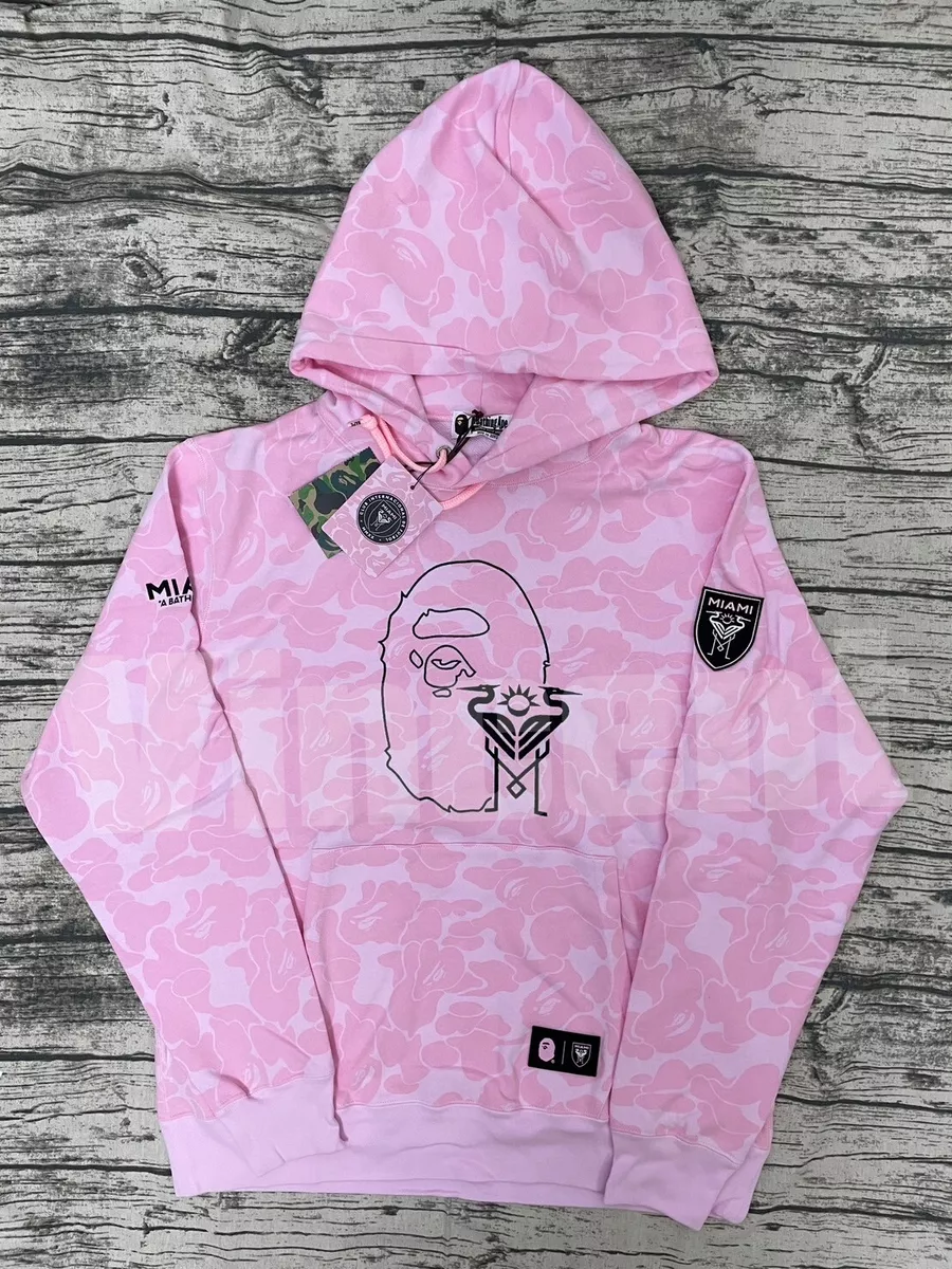 BAPE INTER MIAMI CF CAMO PULLOVER HOODIE