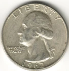 USA - 1962P - Washington ¼ $ - Silver Eagle - no mint mark - #12169RG