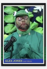 Alex Jones Gay Frog Infowars 1985 Donruss Style Custom Card