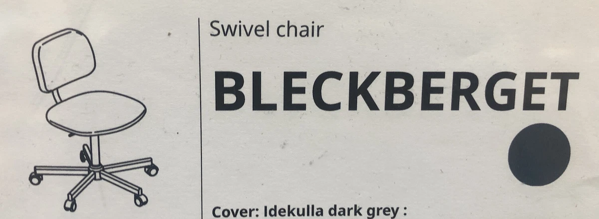 BLECKBERGET Swivel chair, Idekulla light green - IKEA