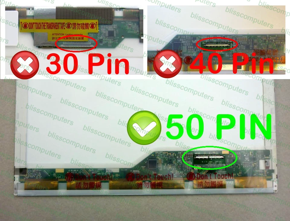 LG PHILIPS LP141WP2(TL)(A2) 50 PIN LAPTOP LED LCD Screen 14.1" WXGA+ - Image 4 of 4