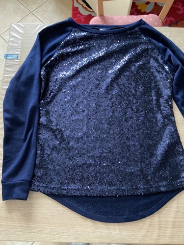 Maglia a maniche lunghe con paillettes Taglia 42 Colore White