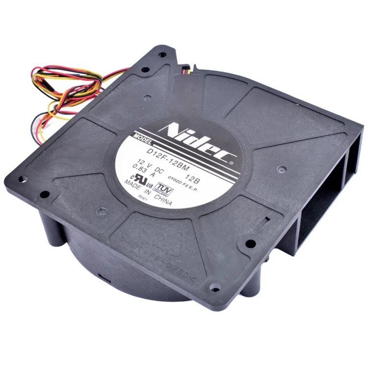 1PCS NIDEC D12F-12BM DC12V 0.83A 3Pin Blower Projector Cooling Fan 120*120*32MM - Image 2 of 4