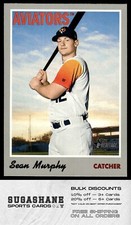 2019 Topps Heritage Minor 58 Sean Murphy Las Vegas Aviators Baseball Card