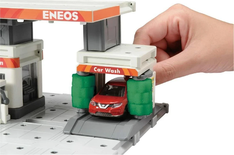 Takara Tomy Tomica Town Build City Gas Station Stand ENEOS from Japan new F/S - Image 3 of 4
