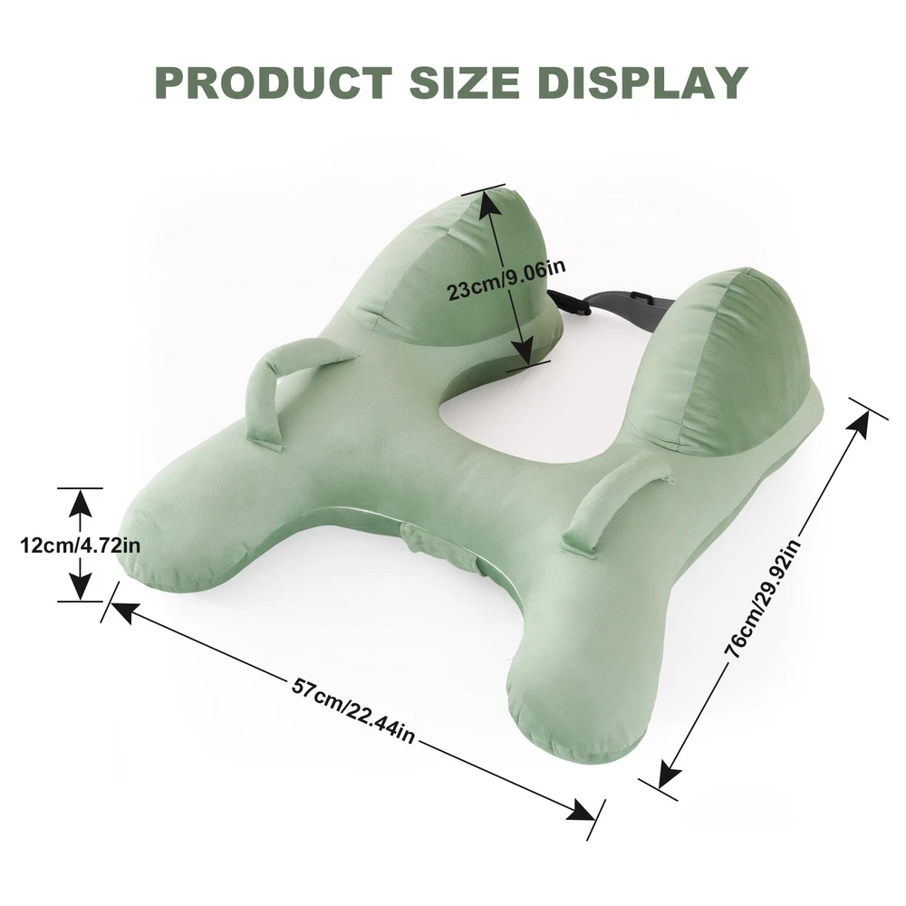 Comfortable Travel Neck Pillow for Adults & Kids - Car & Airplane Use