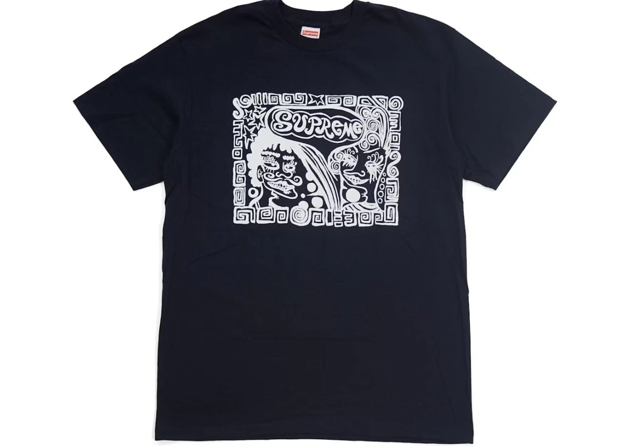 T shirt noir Supreme Faces neuf dans son sac taille XL FW18