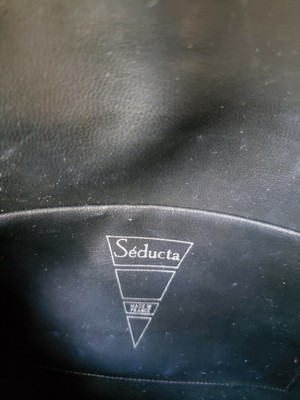 VTG FRANCE SEDUCTA Womens Bag Purse Shoulder Leather Round