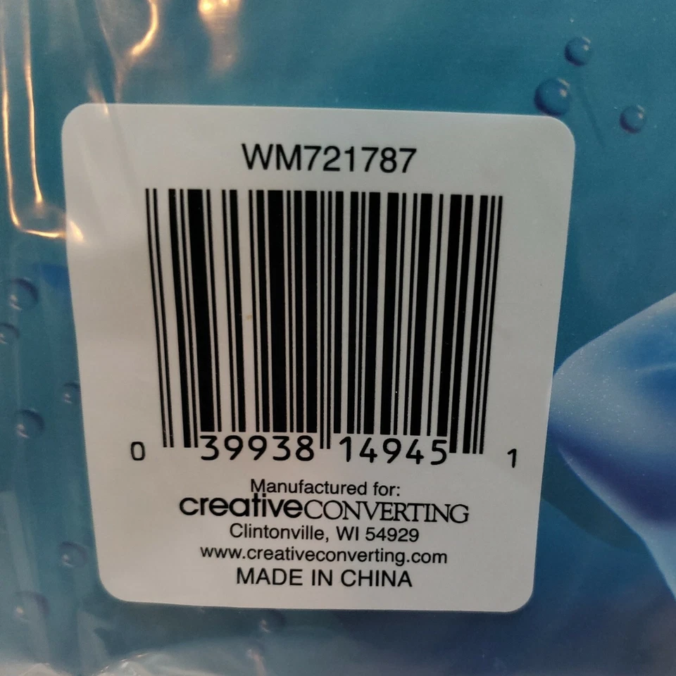 Creative Converting Cool Shark Luau Party Decoration Plastic Tablecover WM72178 - Image 4 of 4