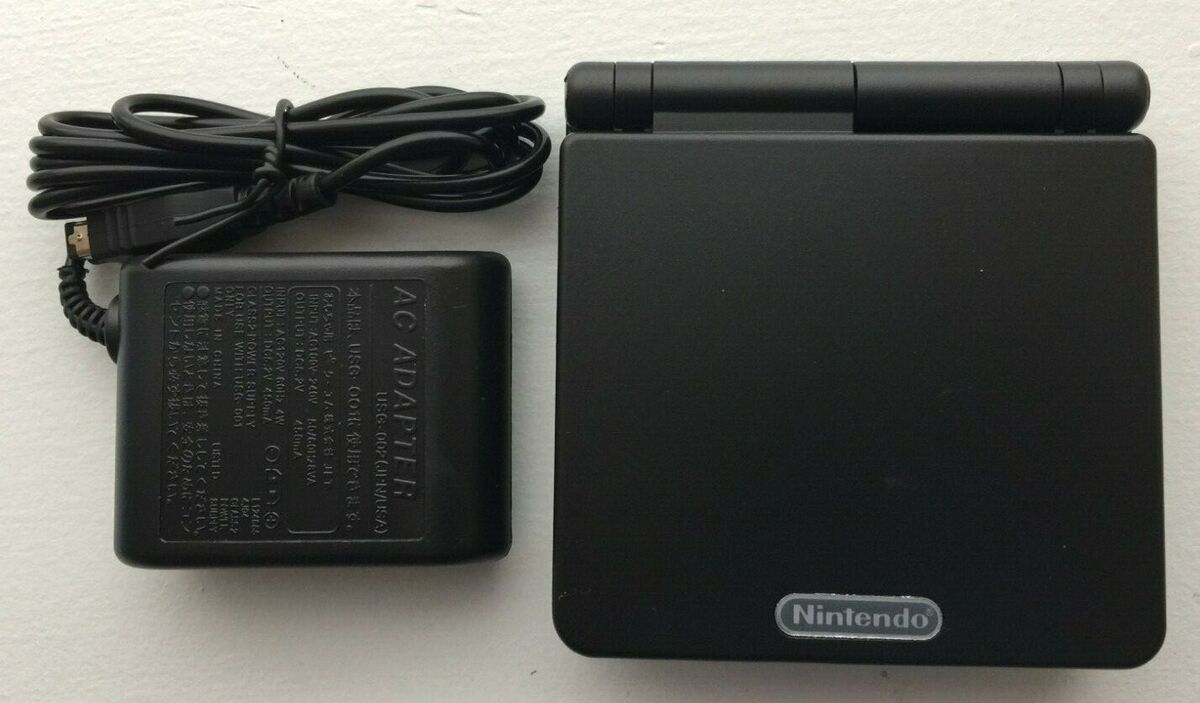 Onyx Black Gameboy Advance SP System Used