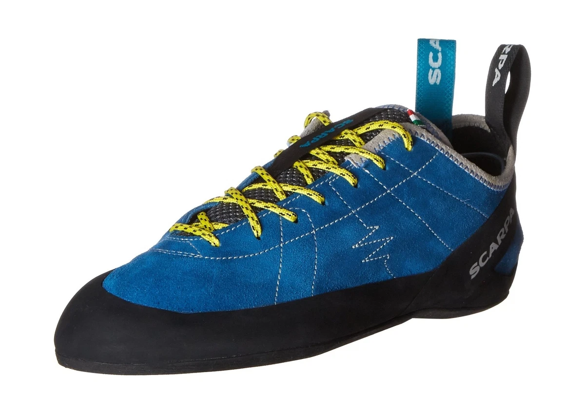 SCARPA Helix Climbing Shoes for Men 44 HYPER Blue for sale  display picture 1