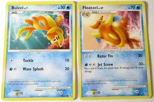 Buizel 92/147 & Floatzel 58/147 Supreme Victors 2 Pokemon Card