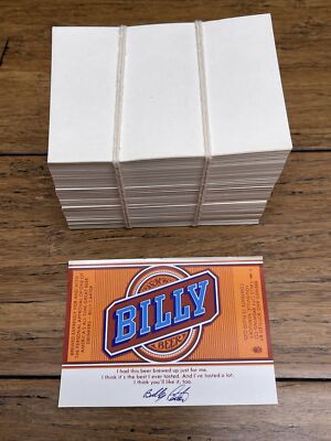 Wholesale Lot Of 1000 Vintage Billy Carter Beer Labels Falls City Brewing Co. JD