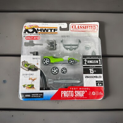  Hot wheels Test Facility HWTF   2-in-1 Model Proto Shop   Classified   Rare