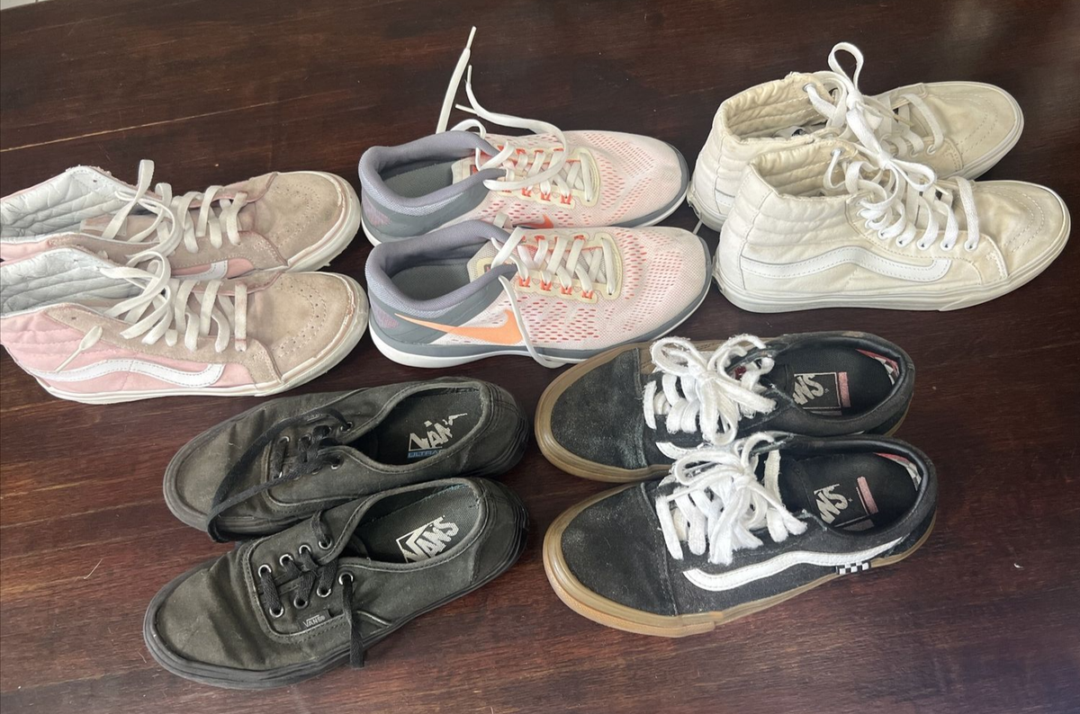 Vans Nike Shoe Lot US Men's Size Women's