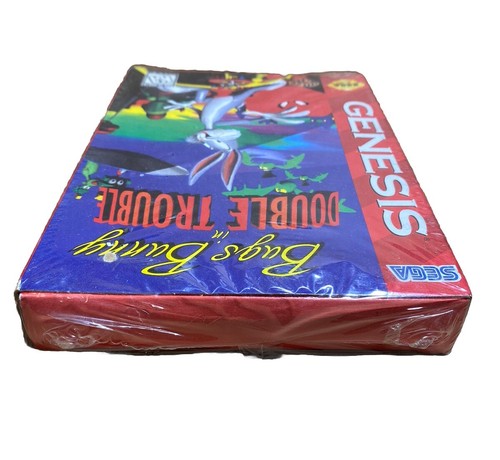 Sega Genesis BUGS BUNNY IN DOUBLE TROUBLE - NEW & Sealed with V-Overlap Seam! - Picture 4 of 5