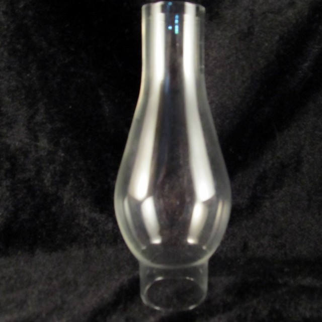 Glass Miniature oil lamp Chimney 1 & 1/4 " base fits Japanese burners