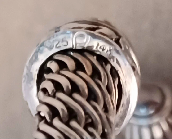 Brazalete Effy D'oro de diamantes de ley y 14 k Foto 3 de 4