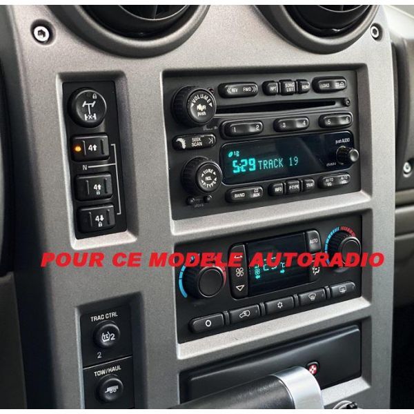 Commande au volant Hummer H2 pour changer d'autoradio sans perdre l'audio - 2