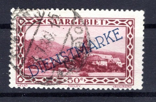 Saar Service 28III Abart Stamped BPP (K4173