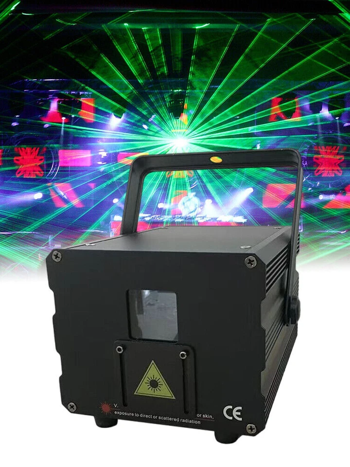2000mW RGB Laser Bühnenlicht Laserlicht DMX DJ Show Licht Partylicht Partyshow - Bild 2 von 4