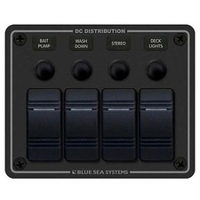Blue Sea Systems Contura Switch Pnl-4 Hor 8372