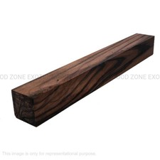 Macassar Ebony Turning Wood Blank 2x2x12 Spindle Turning Blank- Free US Shipping