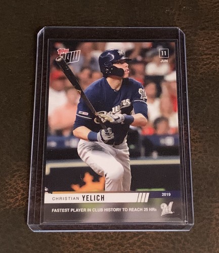 2019 Topps Now 25 Christian Yelich