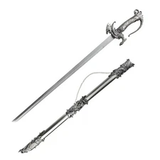 Fantasy Edge Saint George Dragon Saber Fantasy Knight Sword 440 Stainless Steel 