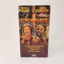 Firewalker VHS Chuck Norris  Louis Gossett Jr. 1986 Video Treasures vhs 