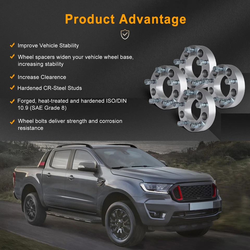 4X 1" Thick 5x120 12x1.5 Hubcentric Wheel Spacers fits BMW 328i 1996-2011 - Изображение 3 из 4