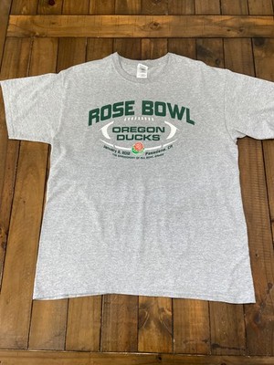 2012 Rose Bowl Champions Oregon Ducks Men s L Gray T-Shirt Pasadena CA