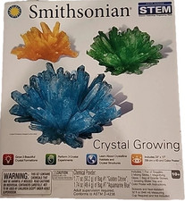 Smithsonian Earth Science STEM Crystal Growing Kit Kids Experiment Age 10