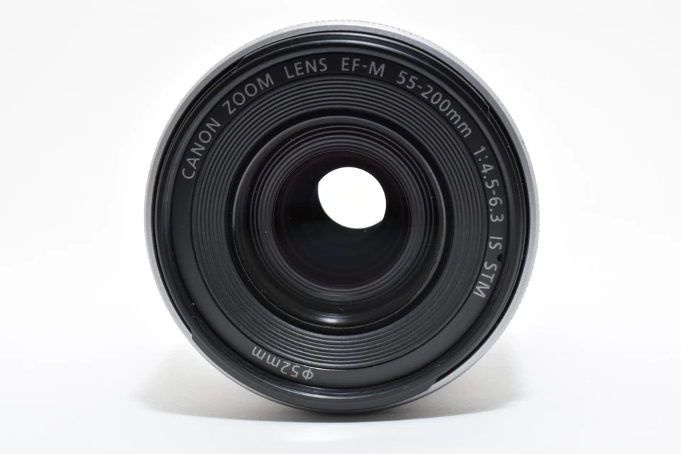 Objectif Canon EF-M 55-200 mm f/4,5-6,3 IS STM argent pour EOS M [Exc+++]... - Photo 3/4