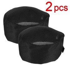 2Pcs Unisex Chef Hats Kitchen Cooking Food Service Caps Chef Hats Adjustable
