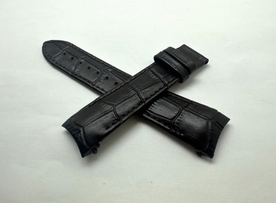 OEM Montegrappa Brown Genuine Leather Alligator Grain Watch Band 22mm x 20mm