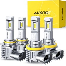 Light Bulbs Combo, 60000LM 900 Super Brighter, 6500K Cool White, 1:1 H11 9005