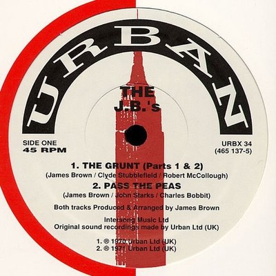 The J.B.'s - The Grunt (Parts 1 & 2), 12'', (Vinyl)