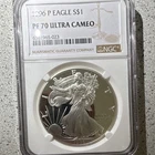 1996-P NGC PF70 Ultra Cameo American Silver Eagle 1 oz Silver
