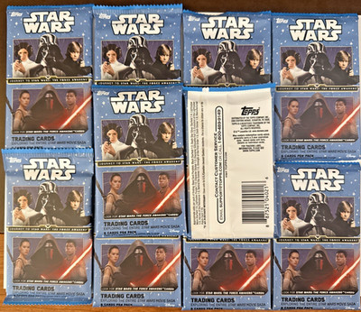 2015 Topps Journey To Star Wars: The force Awakens Booster Pack x1