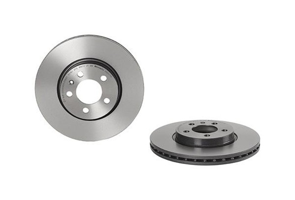2X Bremsscheibe Prime Line - UV Coated Brembo 09.D571.11 FüR Seat Audi VW Skoda-image