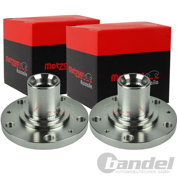 2X Metzger Radnabe Vorne Beidseitig Passend FÜR CitroËN Jumper Fiat Ducato-image