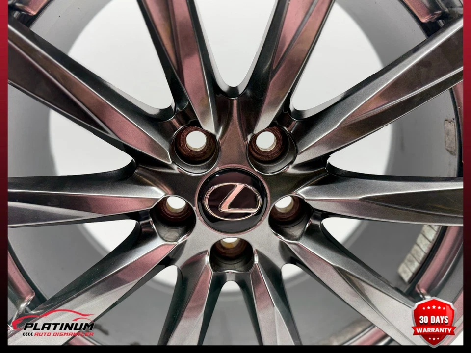 Lexus IS F Rear Left 10 Spoke Alloy Wheel Rim 19x9 OEM 4261A-53030 2008 - 2014 - Image 2 of 4