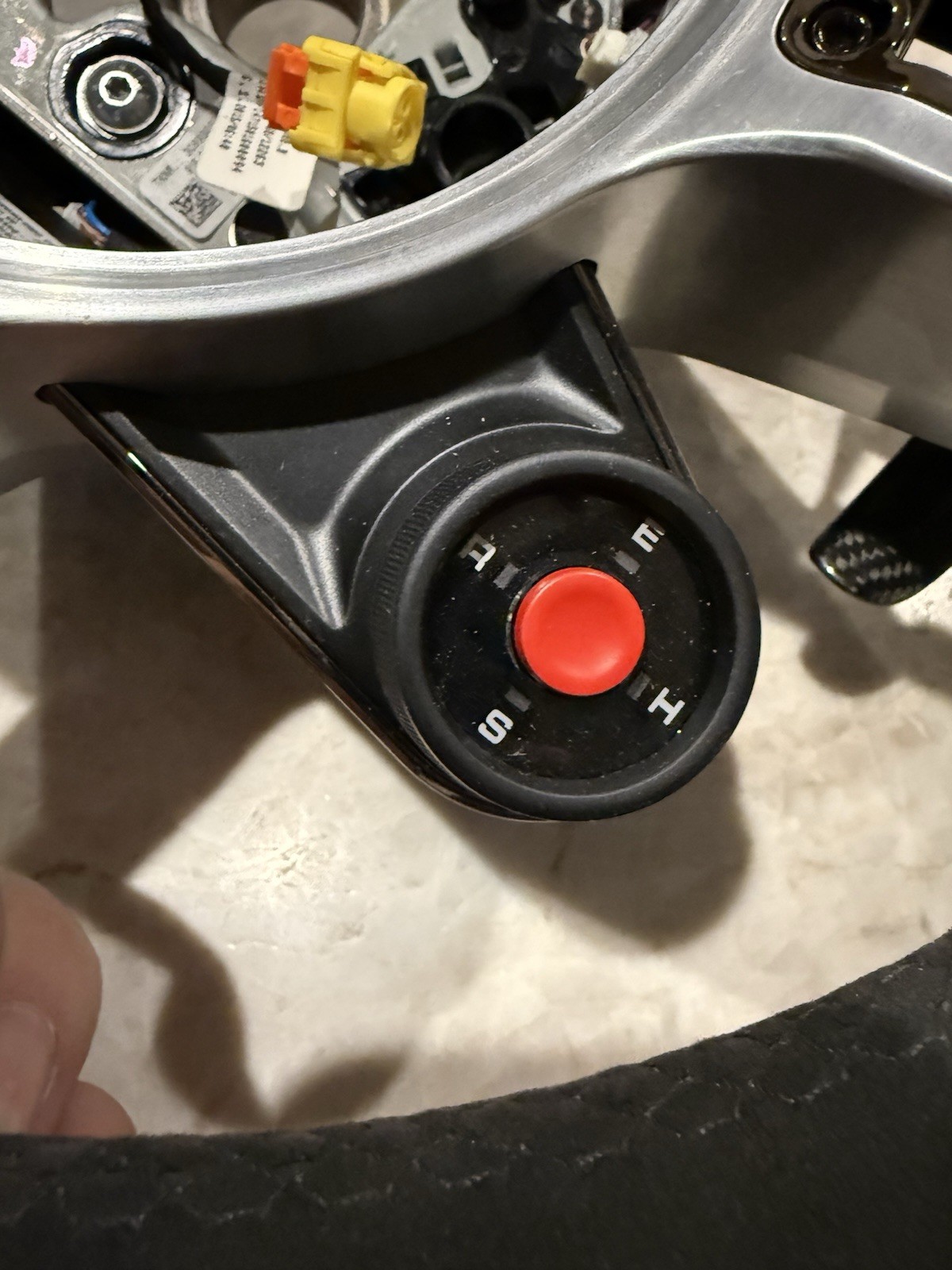 Porsche 918 Spyder Alcantara Steering Wheel With Carbon Fiber Pedal Shifting ￼