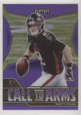 2021 Panini Playoff Call to Arms Purple Prizm Matt Ryan #CA-MRY 0i1i