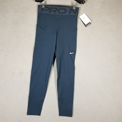 Nike Pro Dri-FIT Training Leggings Womens Small High Rise Pockets FV7388-478