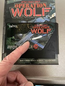 Famicom FC Operation Wolf Soft Cassette Family Computer Taito Box Wonder Swan