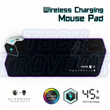ALIENWARE Tappetino Mouse per Ricarica Wireless Mouse Pad 45W Ricarica Rapida Mousepad